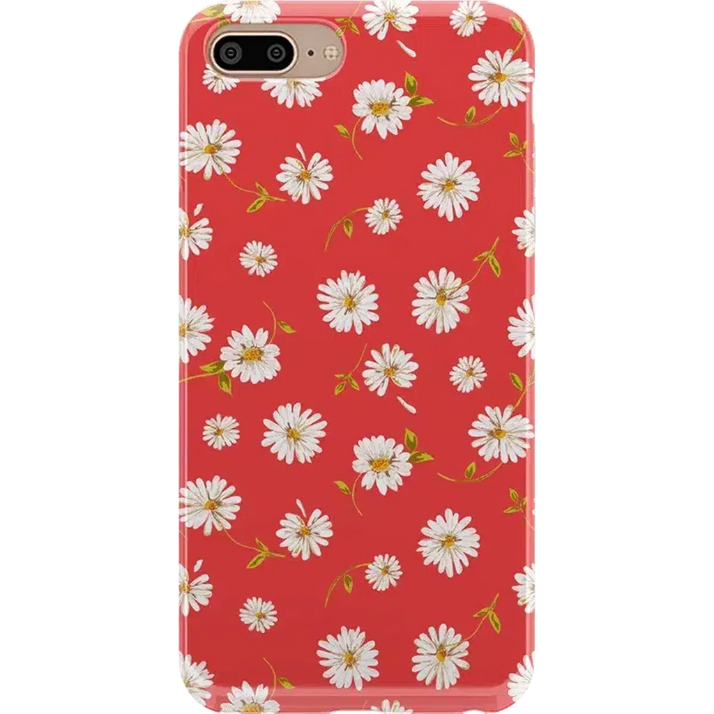 Daisy Daydream | Red Coral Floral Case