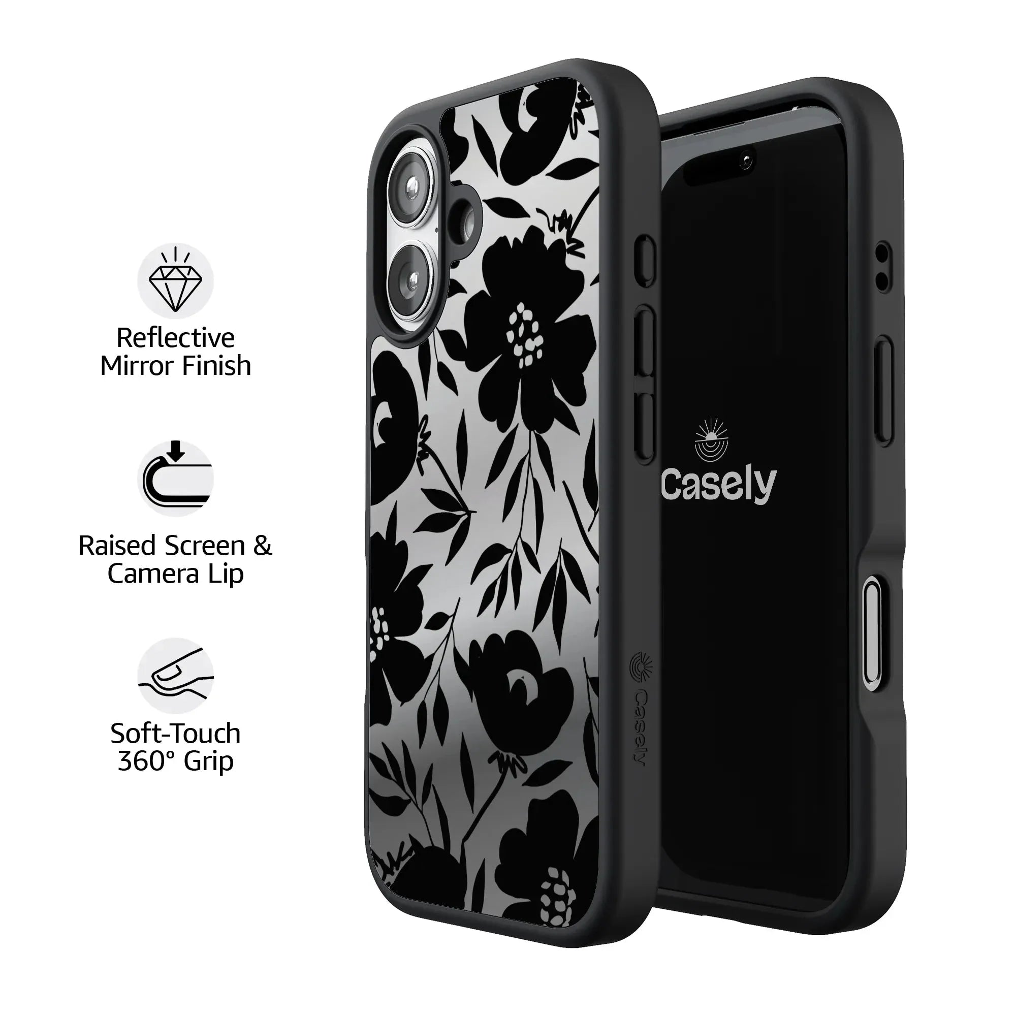 Dark Fantasy | Contrast Floral Case