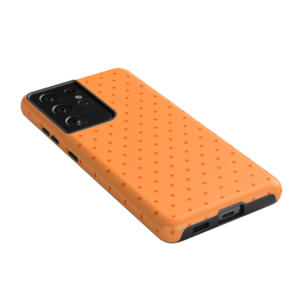 On the Dot | Orange Polka Dot Case
