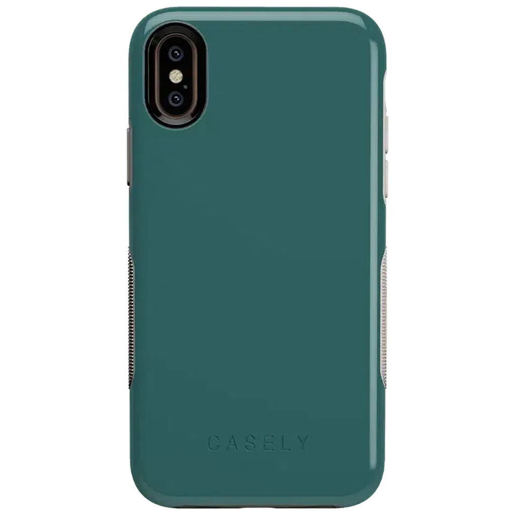 Deep Teal on Nude | Ultra-Protective Bold Case