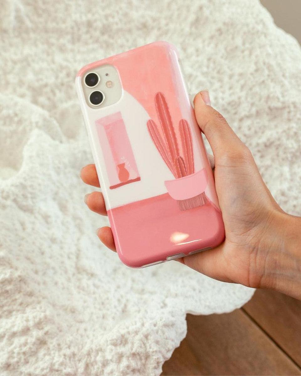 Desert Daze | Peachy Cactus Samsung Case