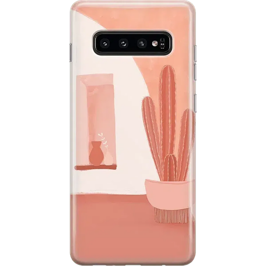 Desert Daze | Peachy Cactus Samsung Case