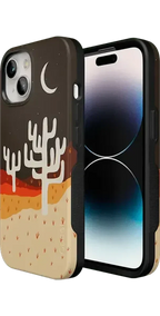 Desert Nights | Cactus Colorblock Case