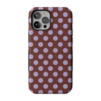 Spotted in SoHo | Burgundy Polka Dot Case