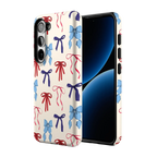 American Girlie | Red White & Blue Bows Case