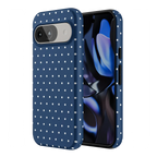 On the Dot | Navy Polka Dot Case