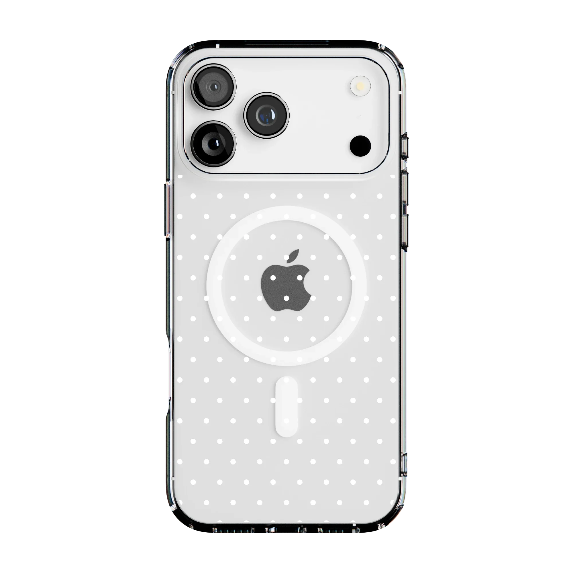 On the Dot | White Polka Dot Case