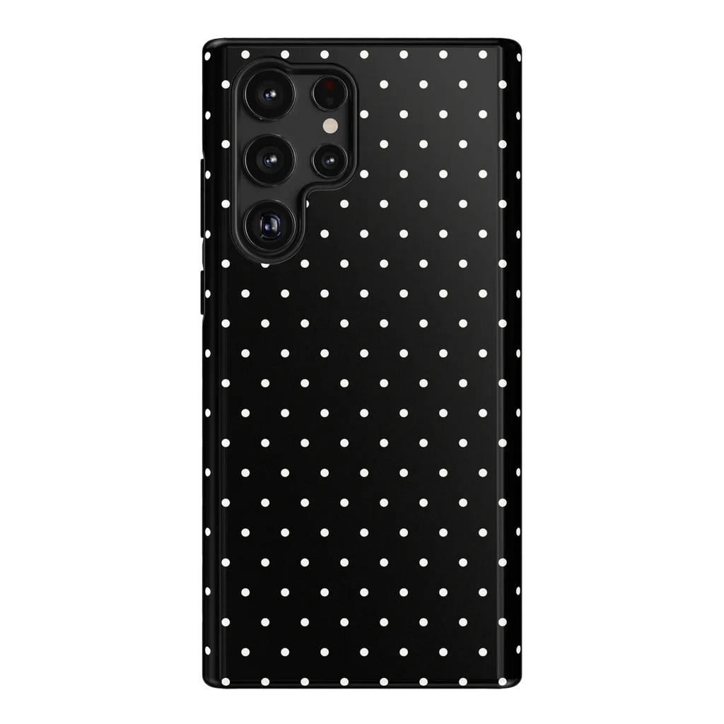 On the Dot | White Polka Dot Case