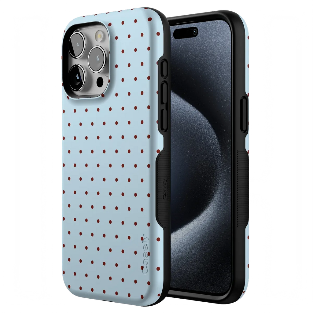 On the Dot | Blue Polka Dot Case