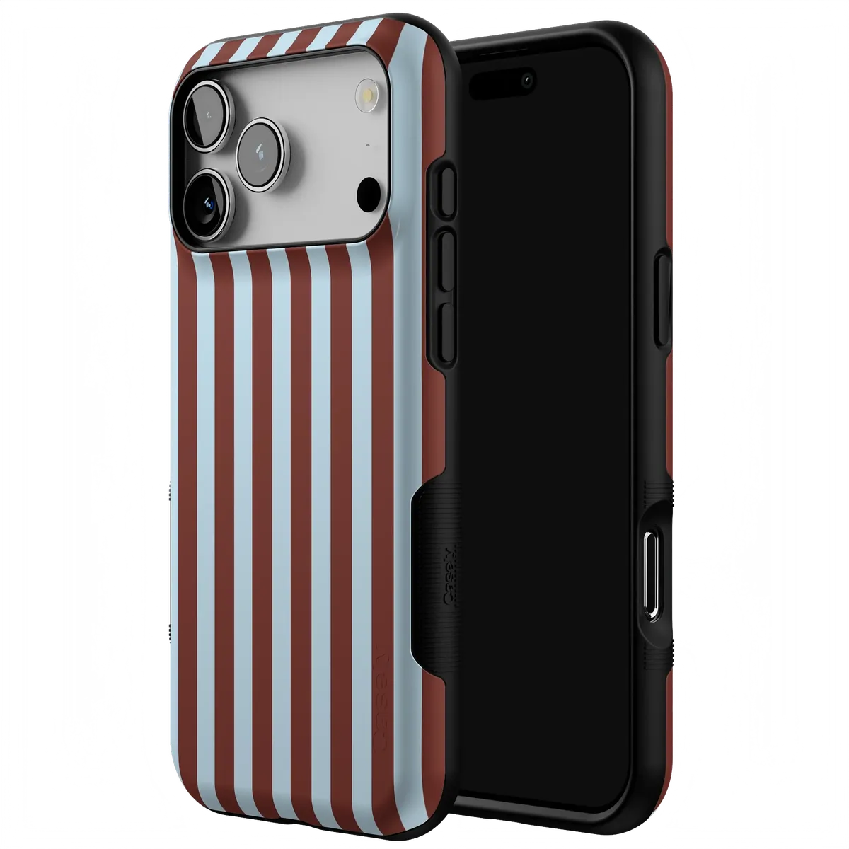 Sunday in Brooklyn | Blue Stripes Case