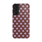 Spotted in SoHo | Burgundy Polka Dot Case