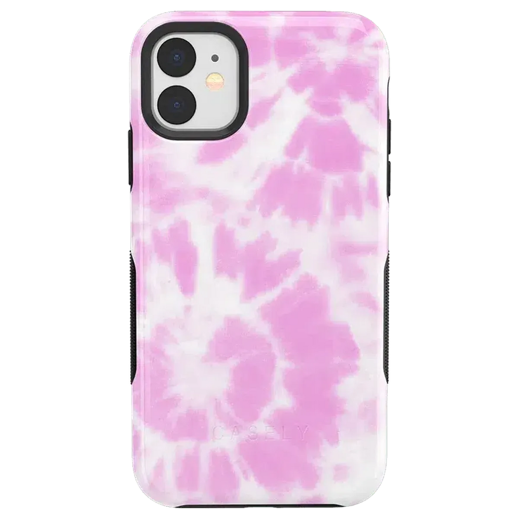 Down for Whatever | Light Pink Tie Dye Case
