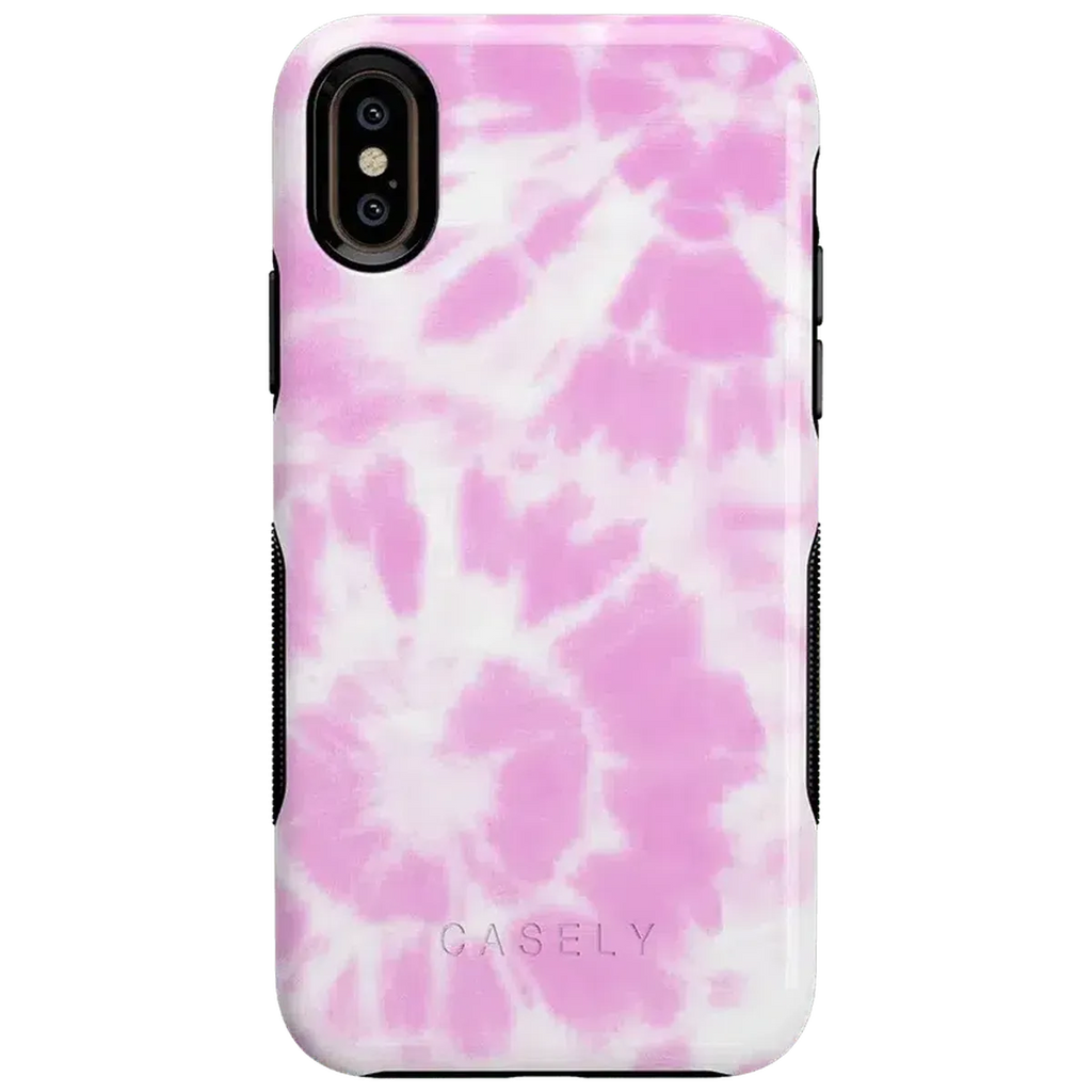Down for Whatever | Light Pink Tie Dye Case