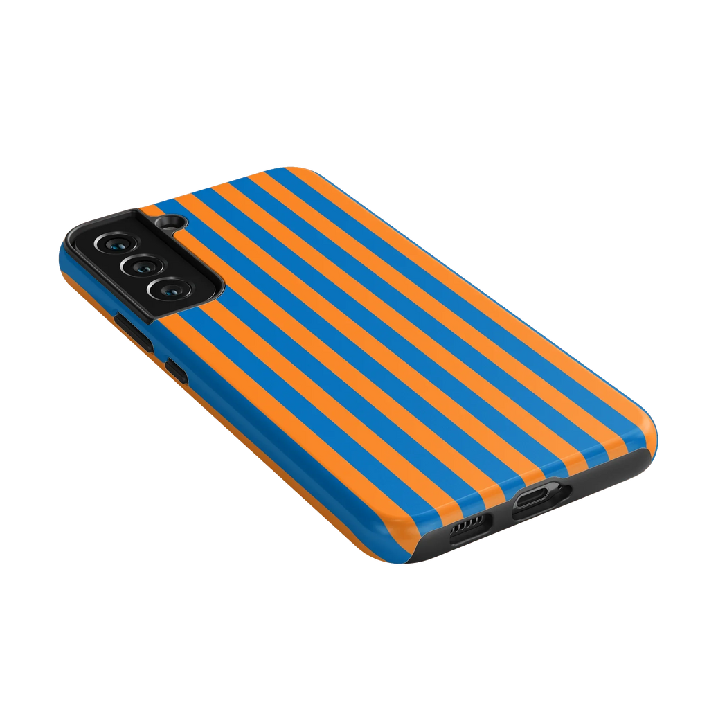 Go New York | Blue & Orange Stripes Case
