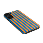 Go New York | Blue & Orange Stripes Case