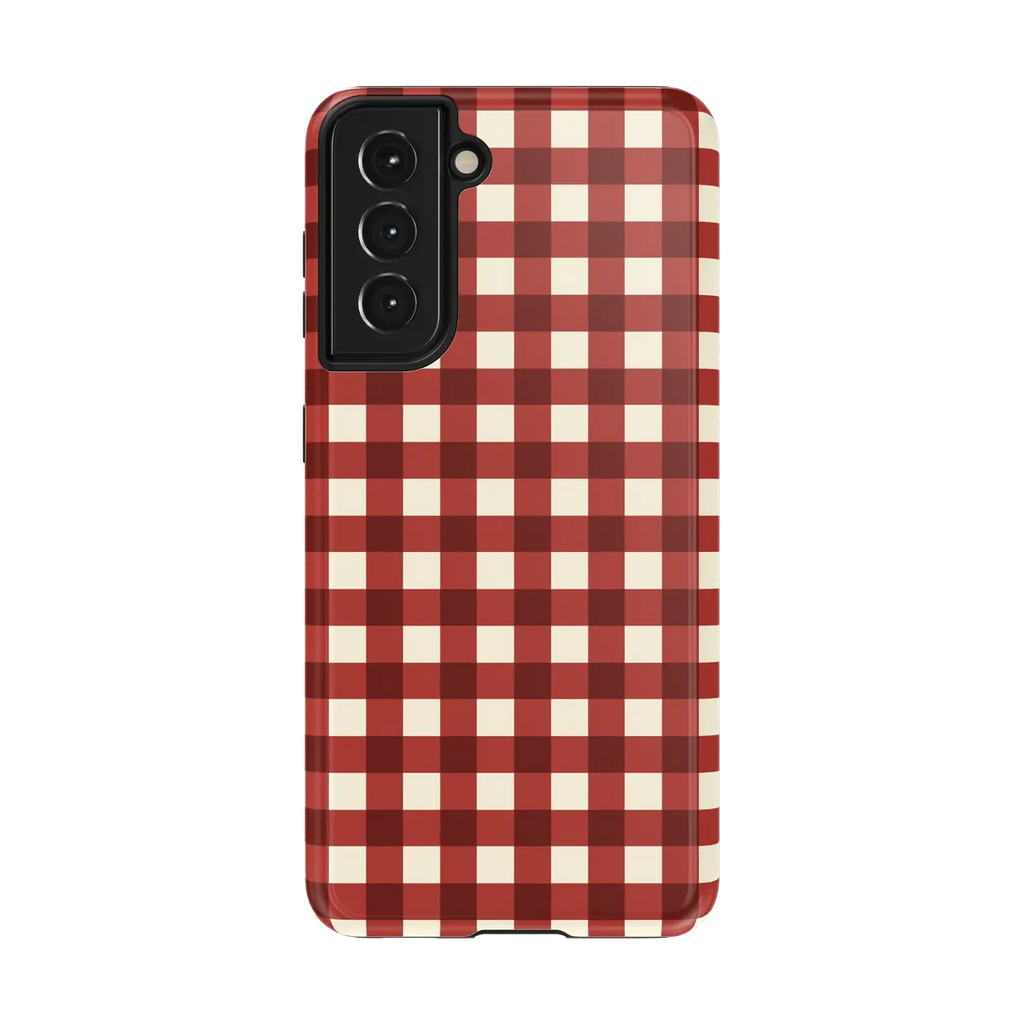 Checked Twice | Red Plaid Case