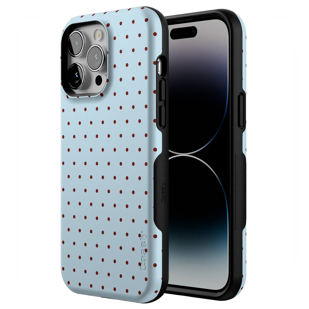 On the Dot | Blue Polka Dot Case