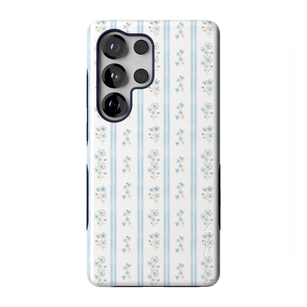 Cottage Stripe | Blue Floral Case