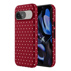 On the Dot | Maroon Polka Dot Case