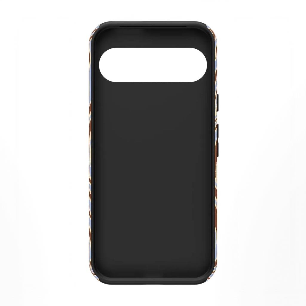 Untamed | Brown & Blue Zebra Case