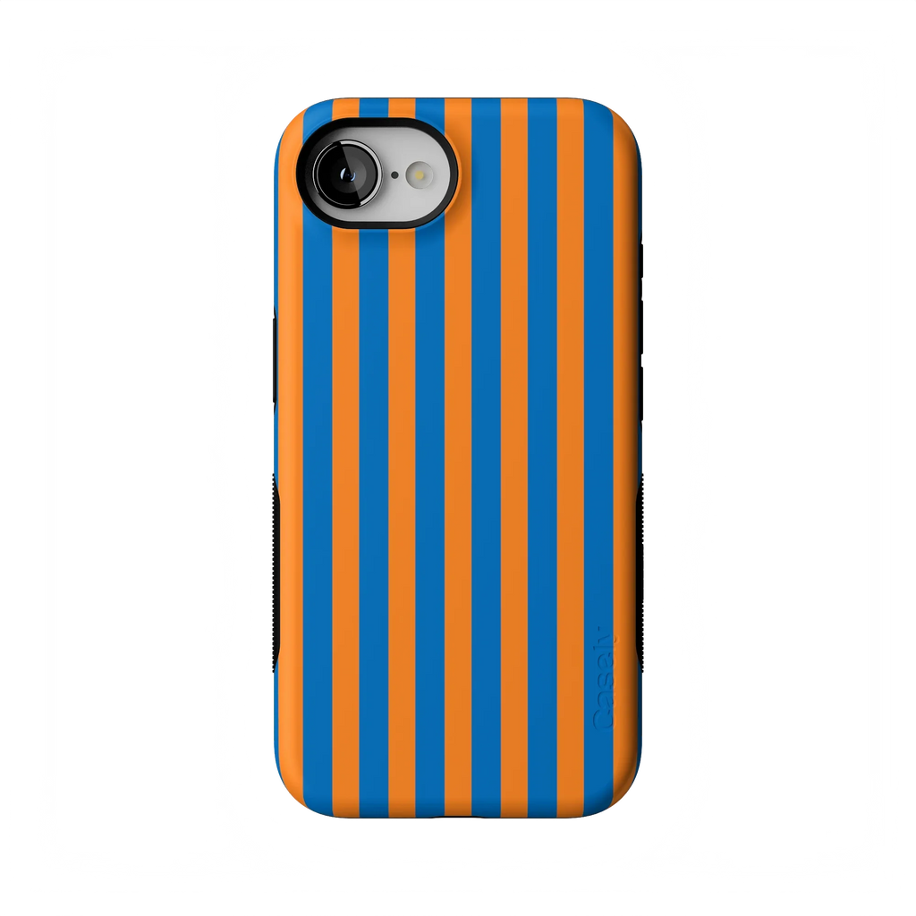 Go New York | Blue & Orange Stripes Case