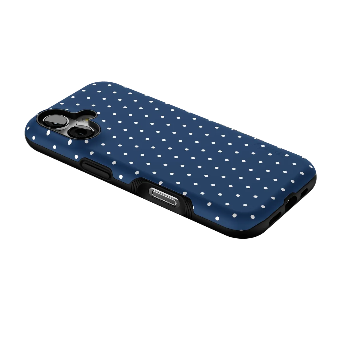 On the Dot | Navy Polka Dot Case