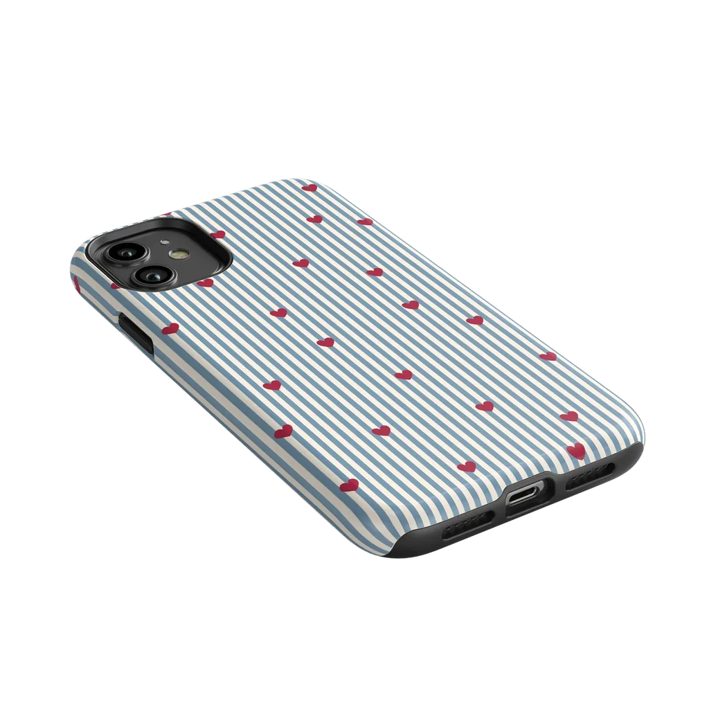 Love Lines | Blue Stripes Case