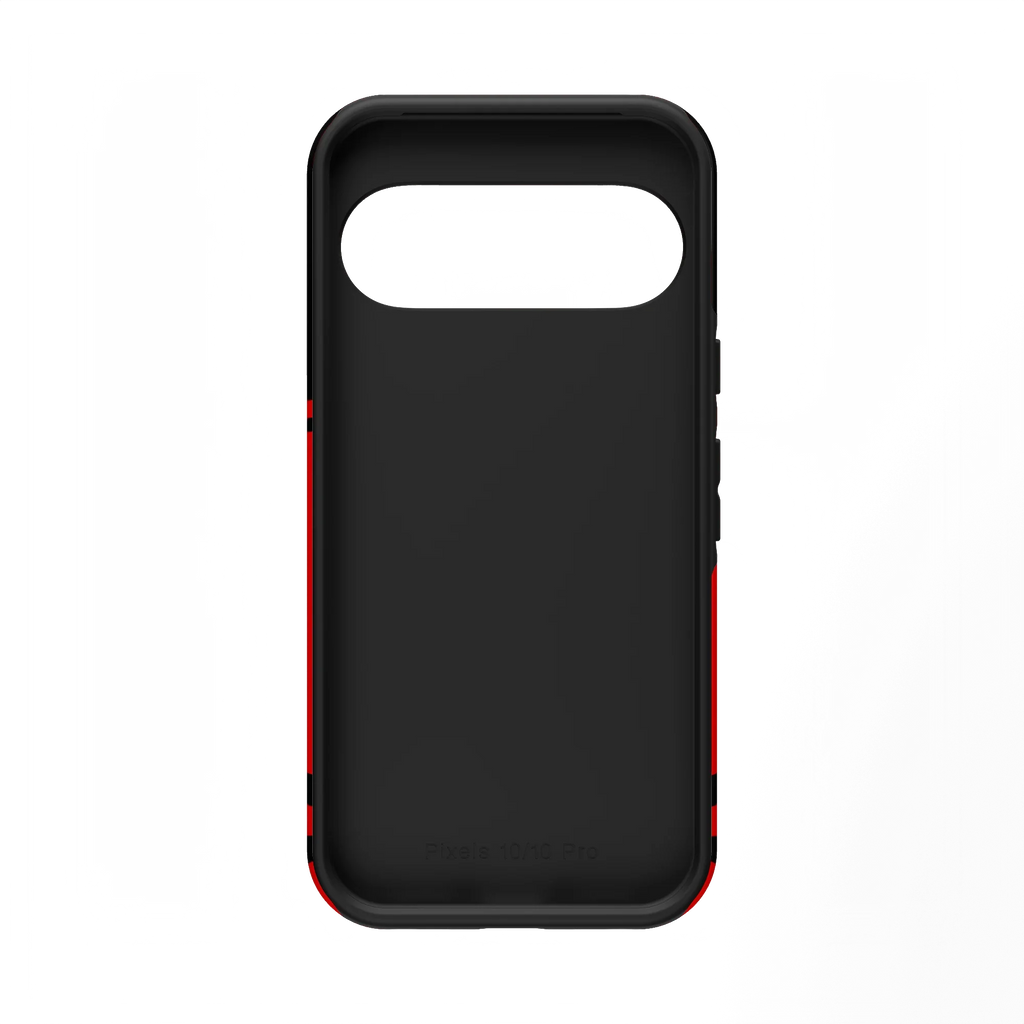 Storm Warning | Black & Red Stripes Case
