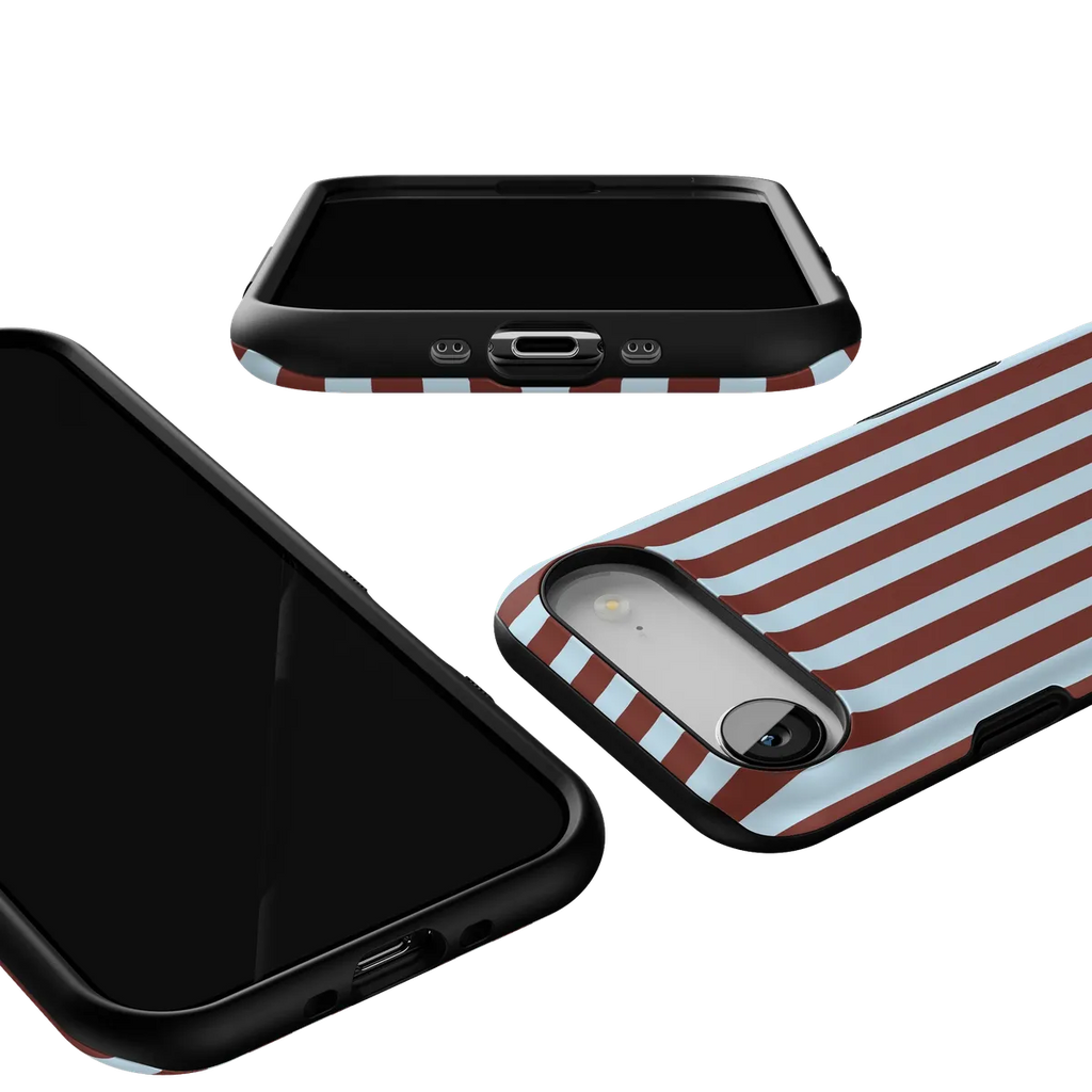 Sunday in Brooklyn | Blue Stripes Case