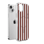 Sunday in Brooklyn | Burgundy Stripes Case