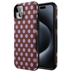 Spotted in SoHo | Burgundy Polka Dot Case