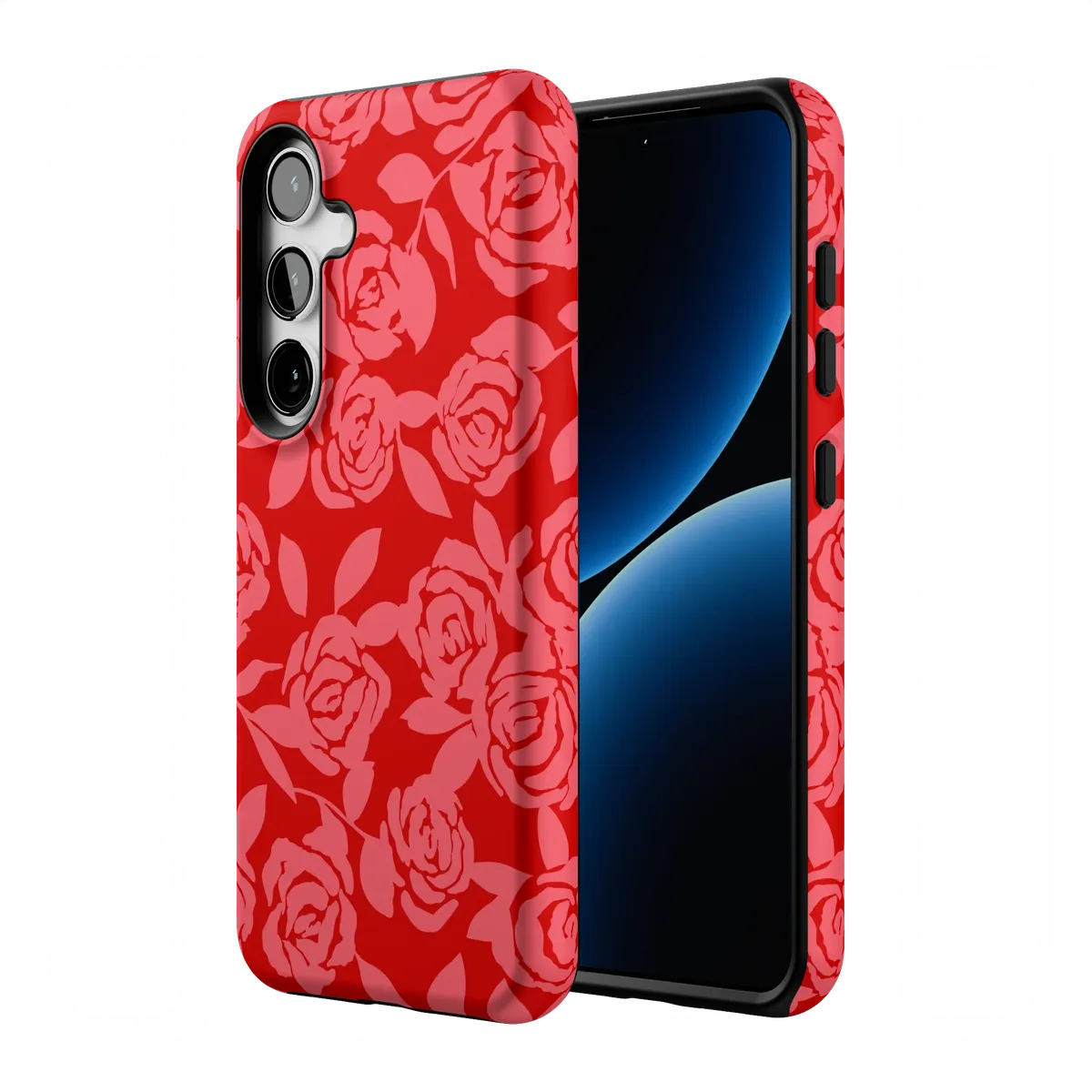 Final Rose | Red & Pink Floral Case