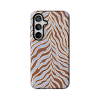 Untamed | Brown & Blue Zebra Case