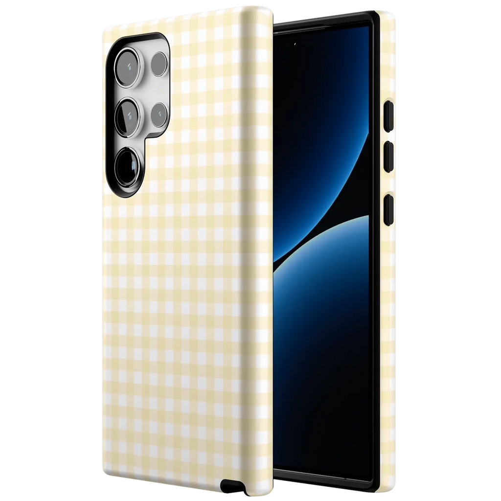 Pastel Picnic | Yellow Gingham Case