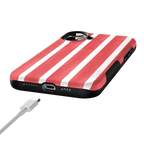 East Coast Summer | Red Stripes Case