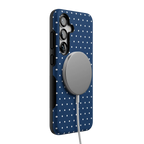 On the Dot | Navy Polka Dot Case