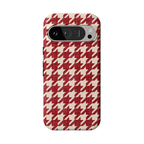 Scarlet Stitch | Red Houndstooth Case