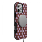 Spotted in SoHo | Burgundy Polka Dot Case