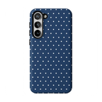 On the Dot | Navy Polka Dot Case