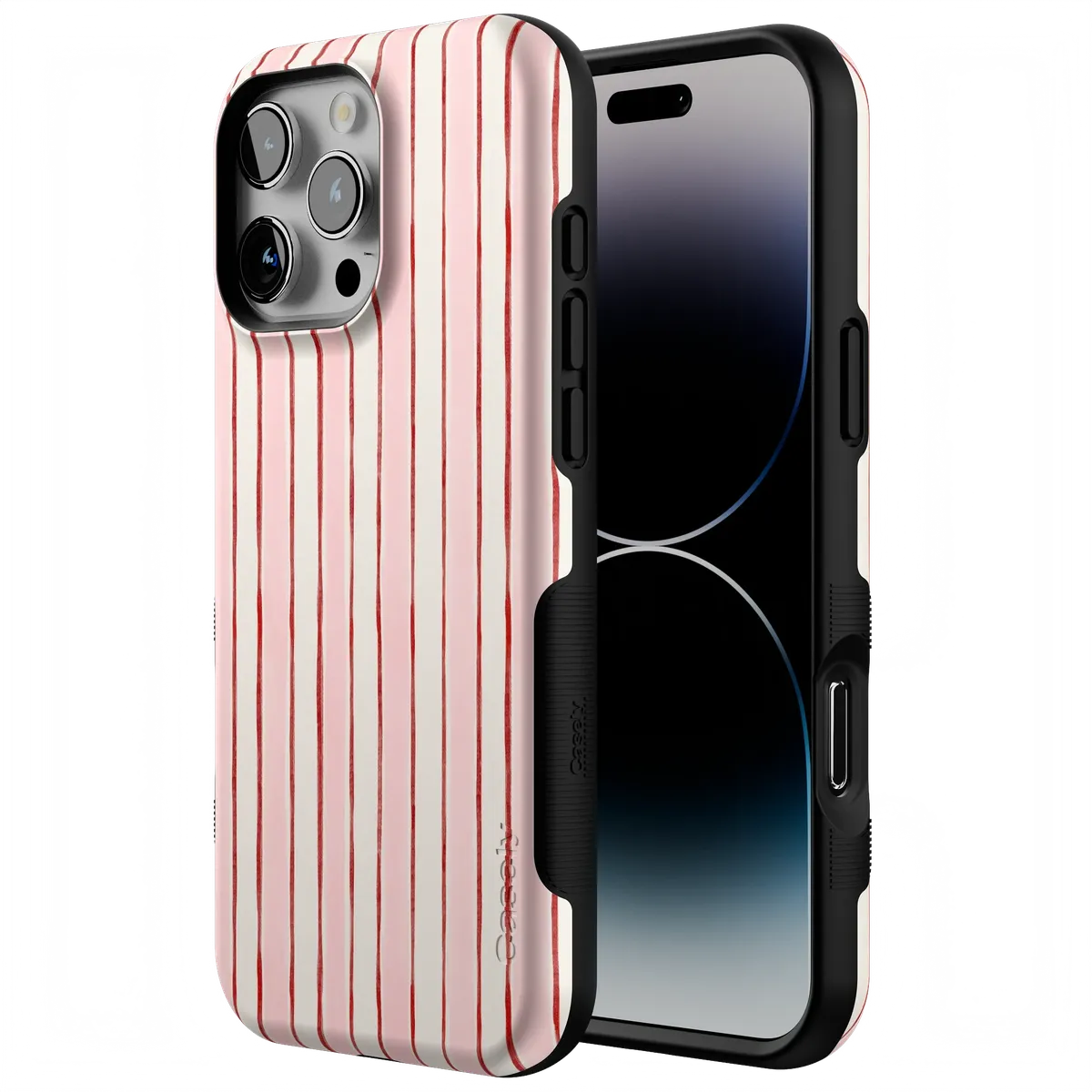 Pretty in Pastel | Blush Stripes Case