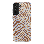 Untamed | Brown & Blue Zebra Case