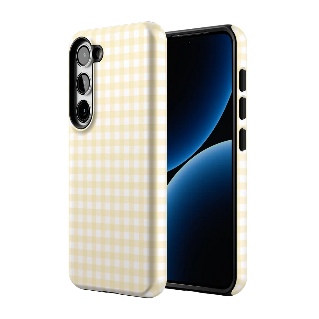 Pastel Picnic | Yellow Gingham Case