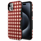 Checked Twice | Red Plaid Case