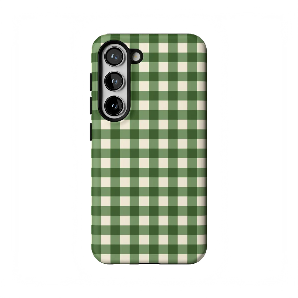 Checked Twice | Green Plaid Case