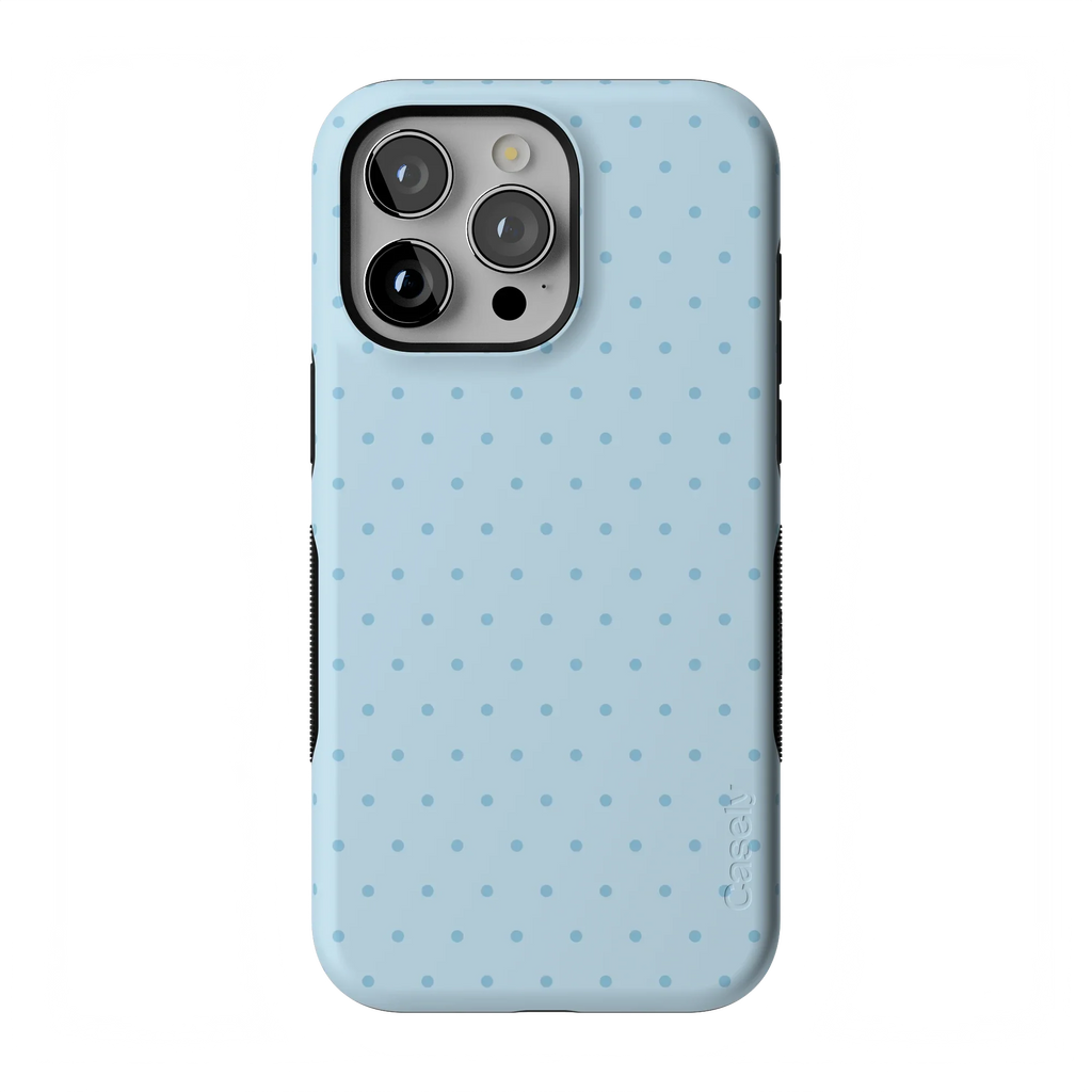 On the Dot | Blue Monochrome Polka Dot Case