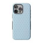 On the Dot | Blue Monochrome Polka Dot Case