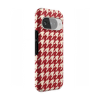Scarlet Stitch | Red Houndstooth Case