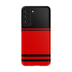Storm Warning | Black & Red Stripes Case
