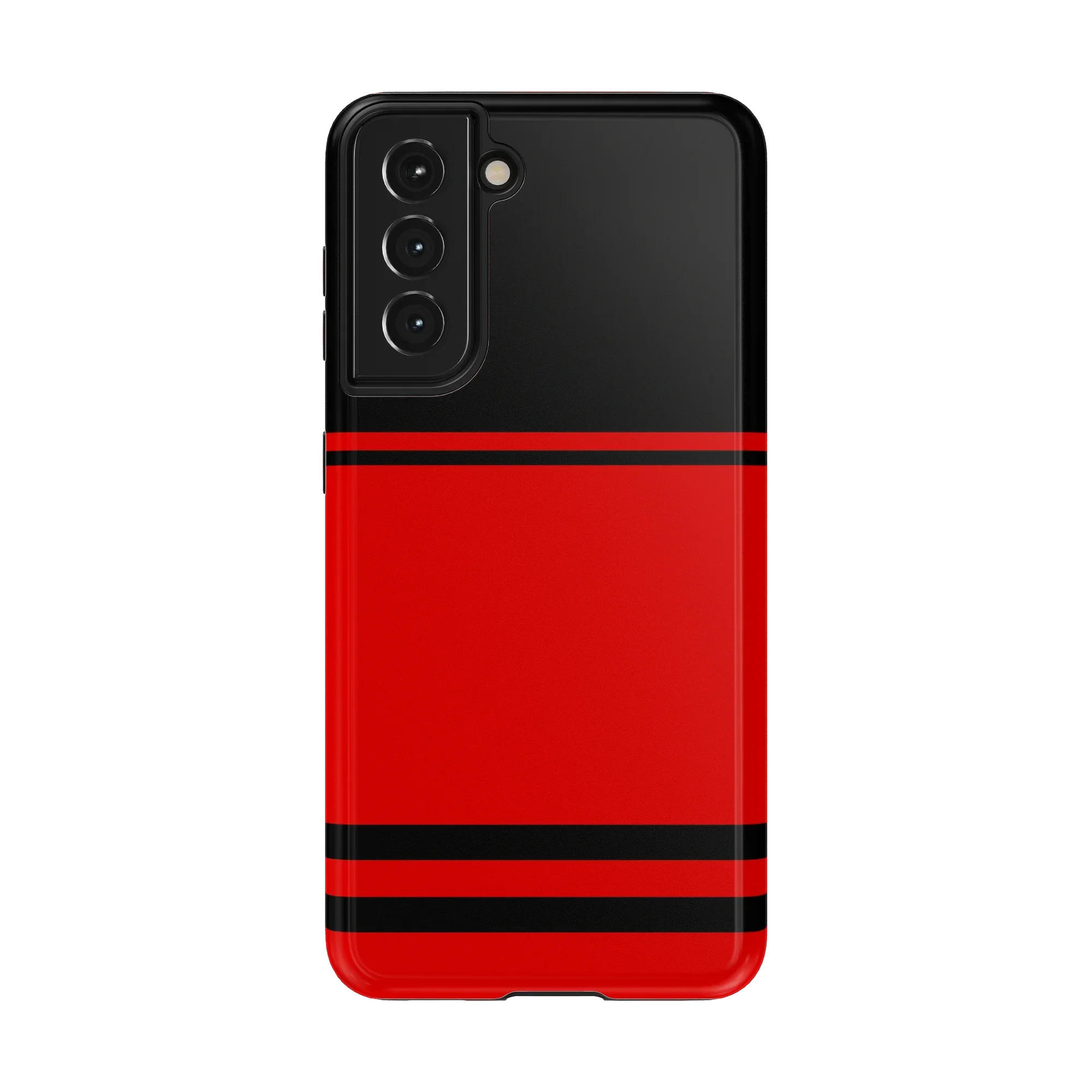 Storm Warning | Black & Red Stripes Case