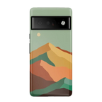 Endless Peaks | Colorblock Mountain Google Pixel Case